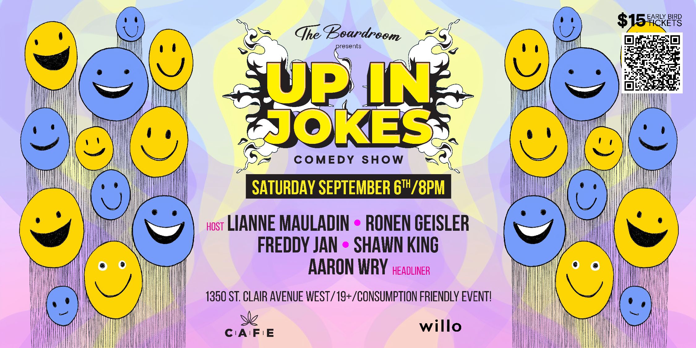 Sept 6th Toronto Comedy Show Up in Jokes