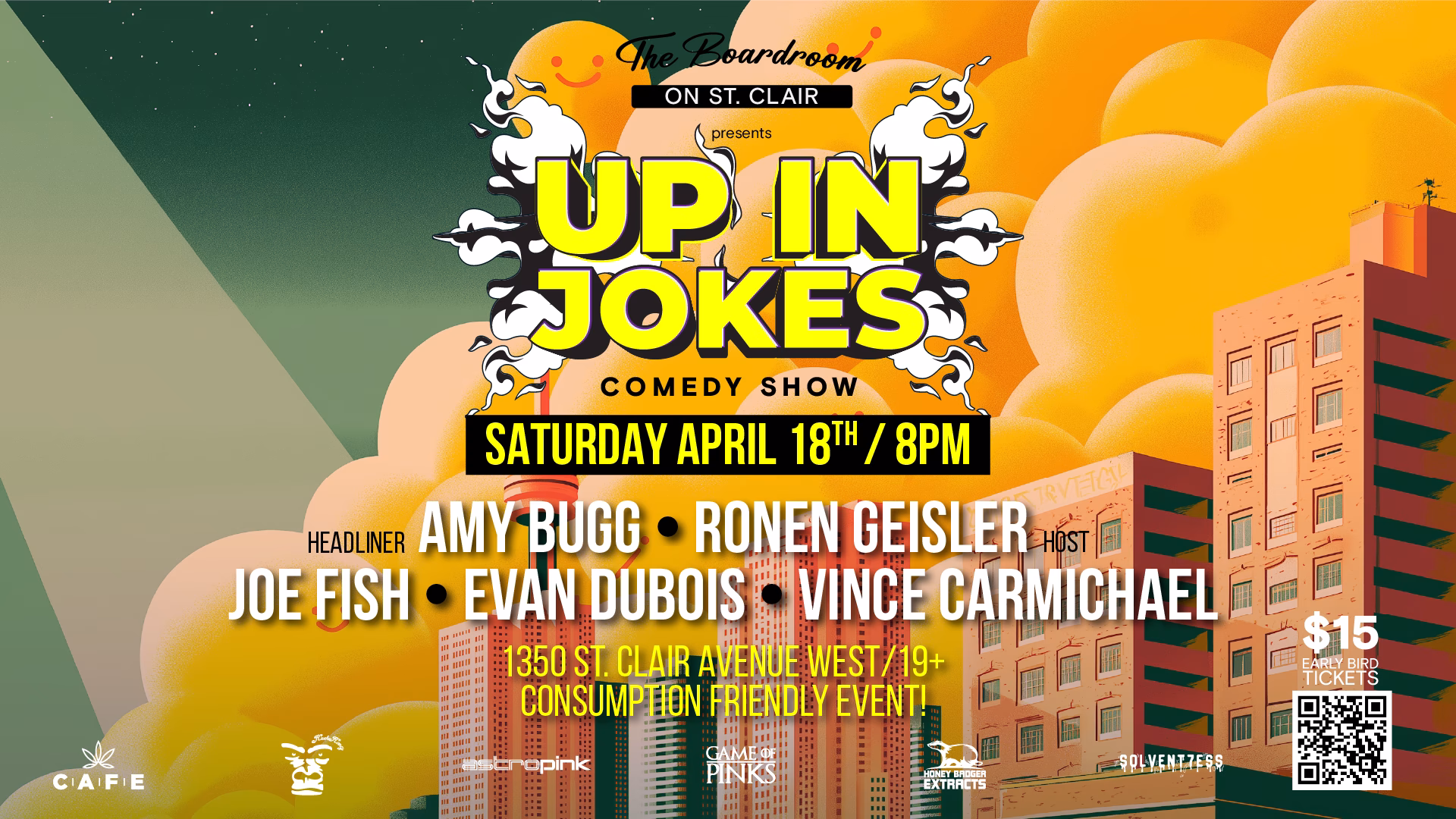 Up in Jokes Toronto Comedy Show!